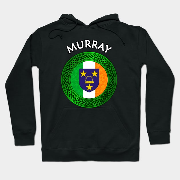 Irish Flag Shamrock Celtic Knot - Murray Hoodie by Taylor'd Designs